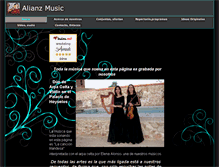 Tablet Screenshot of alianzmusic.es